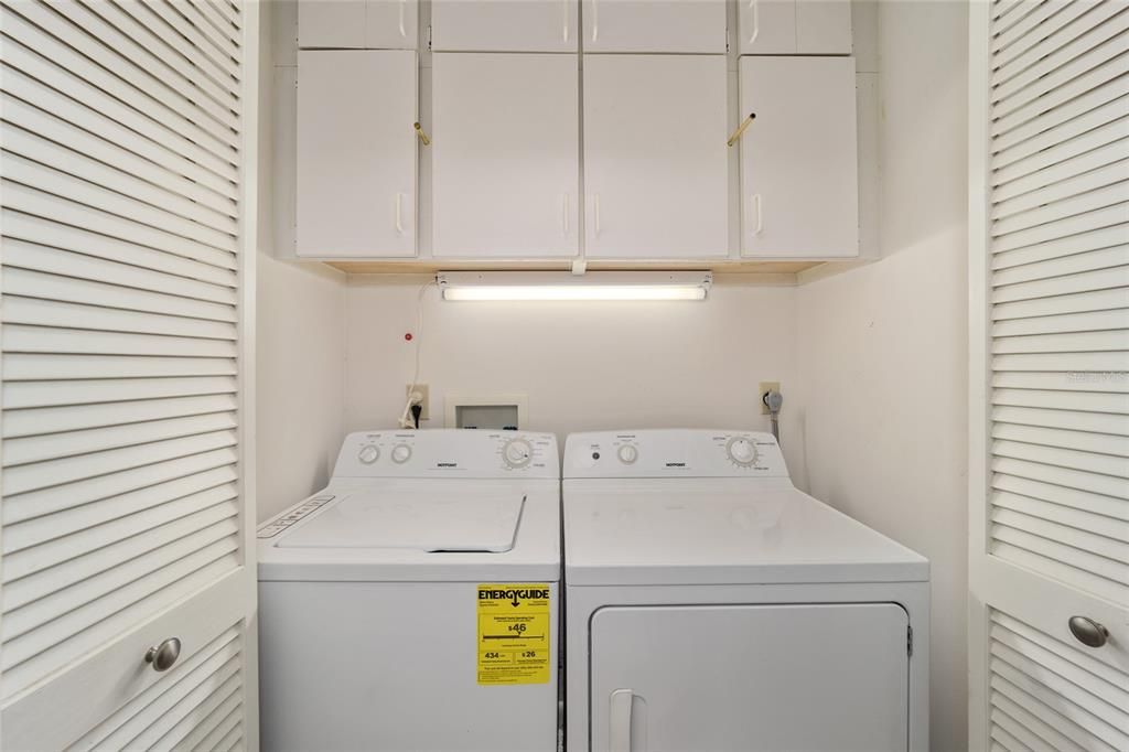 Having an indoor laundry room in a Villa is a real treat!