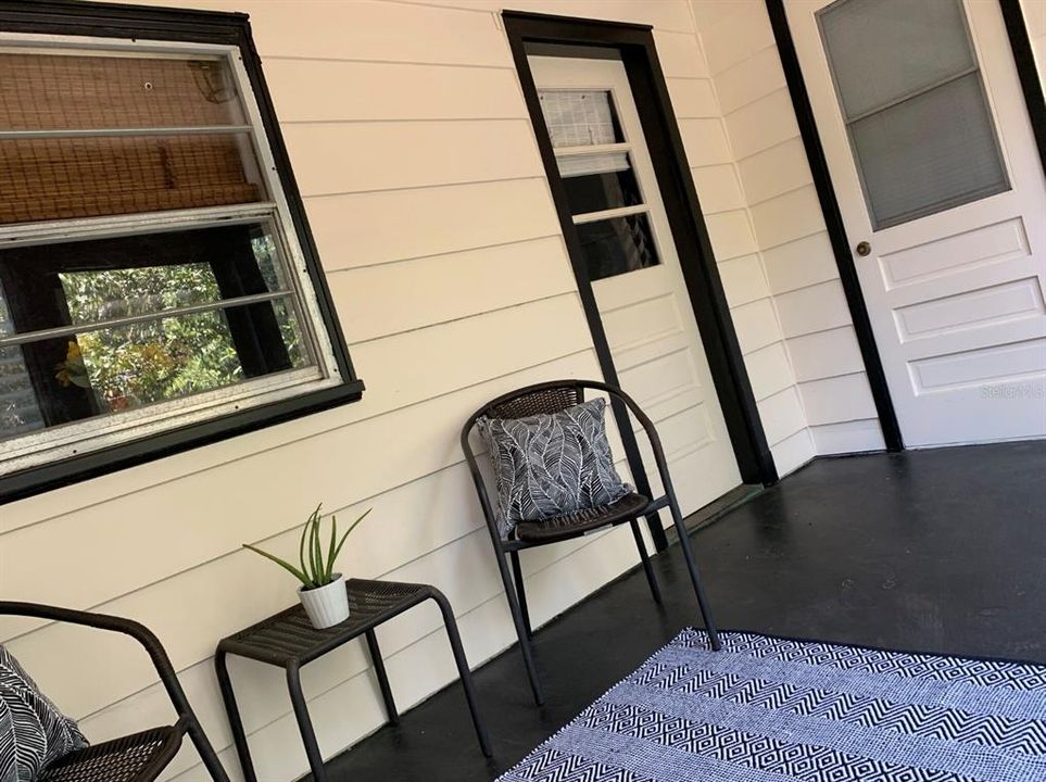 Apartment porch