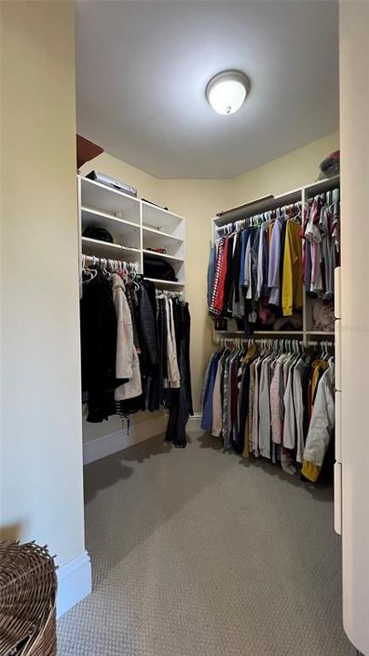 Master bedroom closet