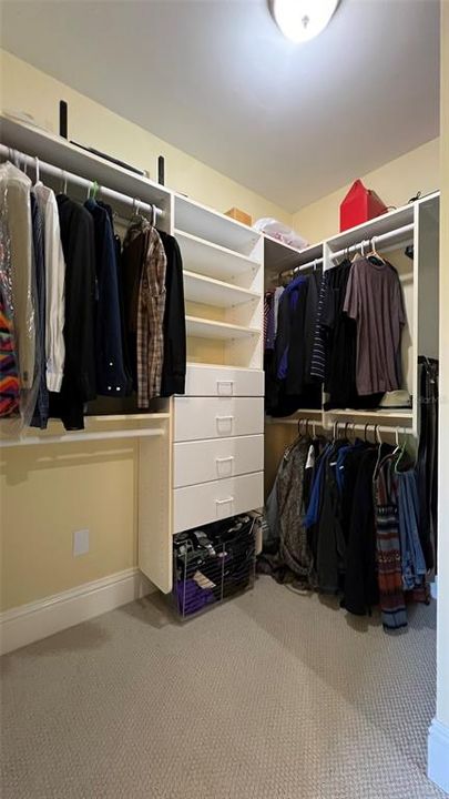 Master bedroom closet