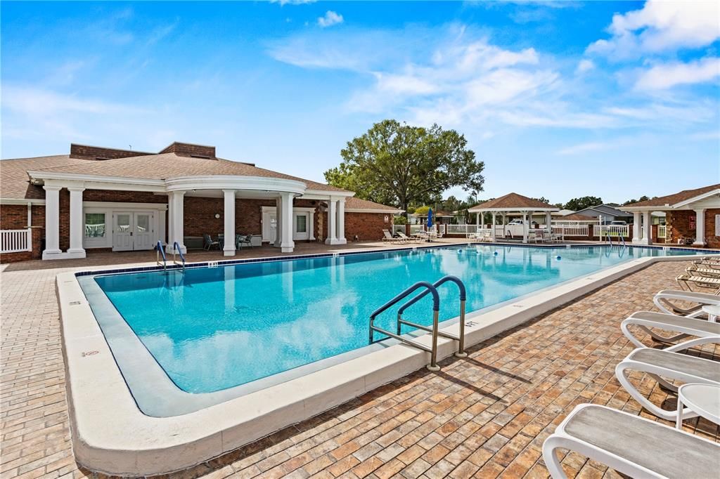 View of pool and clubhouse