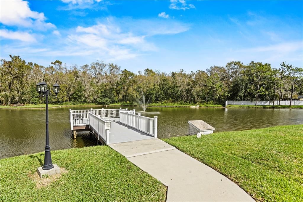 Lake deck