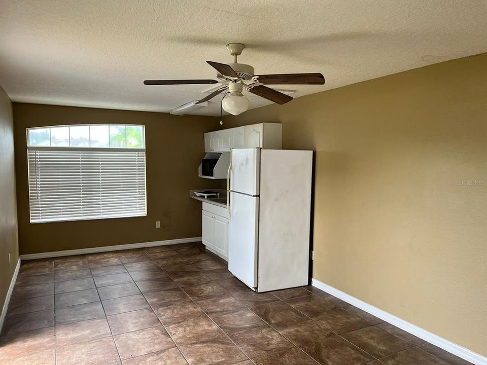 Kitchen view from living area