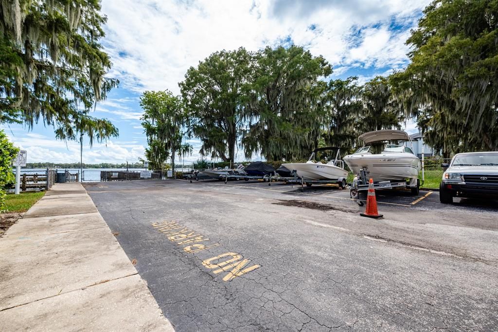 BOAT PARKING/STORAGE.