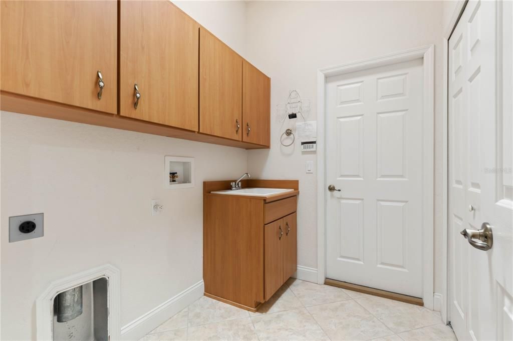 Indoor Laundry Room