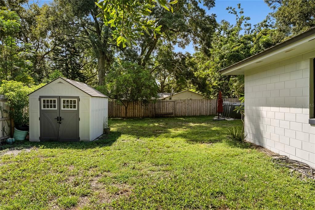 The new shed