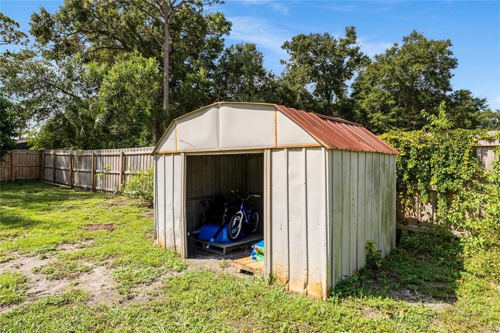 The old shed.