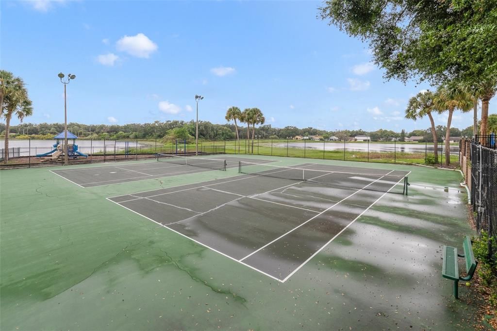 TENNIS COURTS.