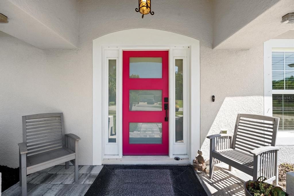 I look this gorgeous upgraded door