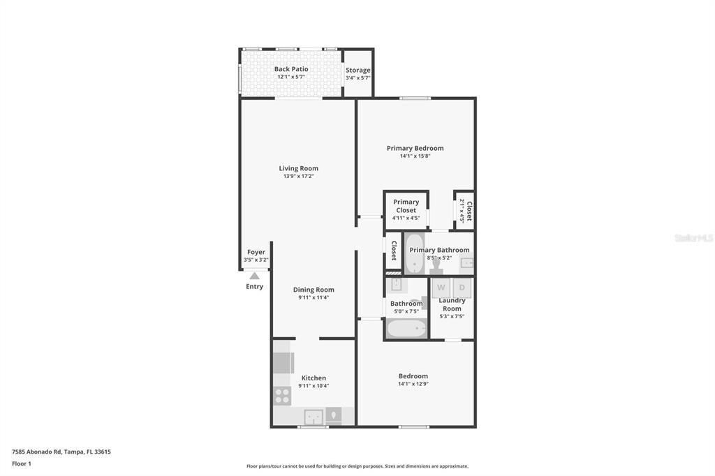 For Sale: $170,000 (2 beds, 2 baths, 1138 Square Feet)