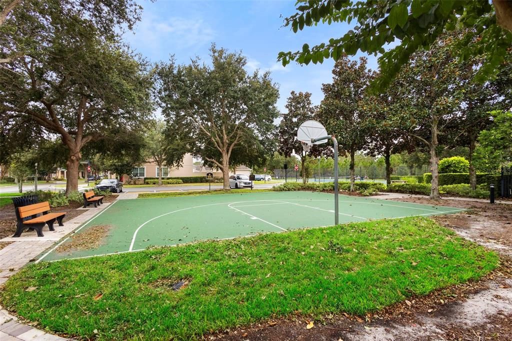 Private Water's Edge Basketball court and private Tennis court in the distance