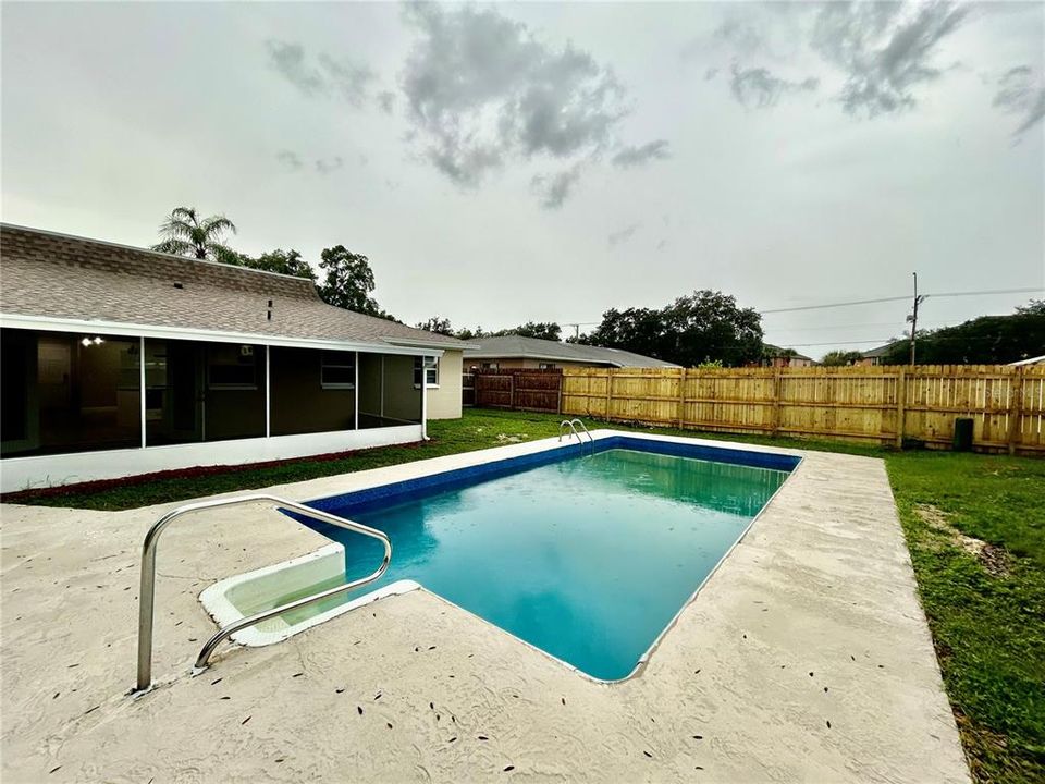 Pool & back of the house view