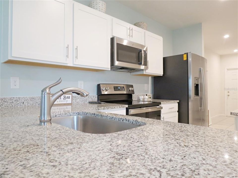 Elegant granite counter tops