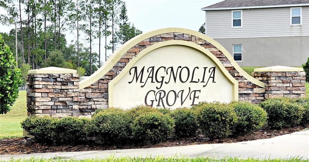 Magnolia Groves is located in sunny Davenport, FL close to Posner Park where you find Restaurants, Shopping & Entertainment all in a huge mall, including Cinepolis IMAX Movie Theater.