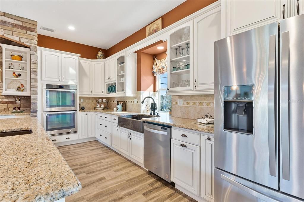 Kitchen with High-End Stainless Steel Appliances