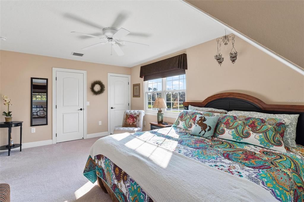 Bedroom Four features a Large Walk-in Closet