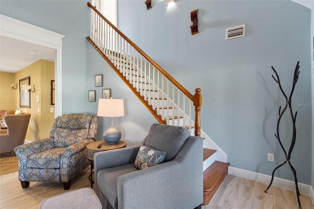 Great Room with Stairway leading to Second Floor