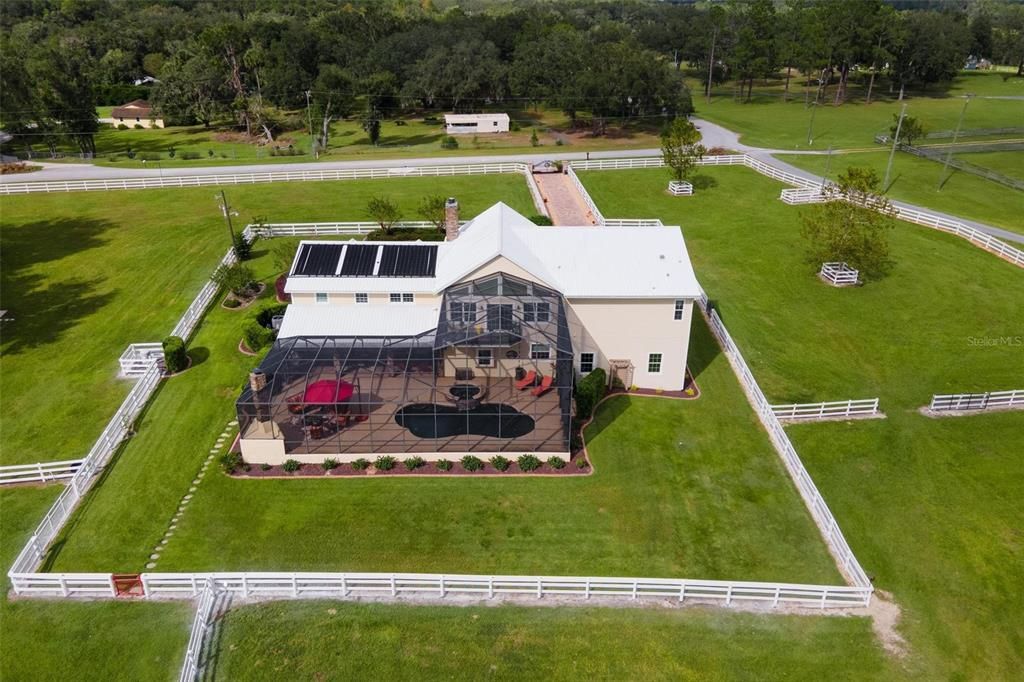 Aerial of Back Exterior