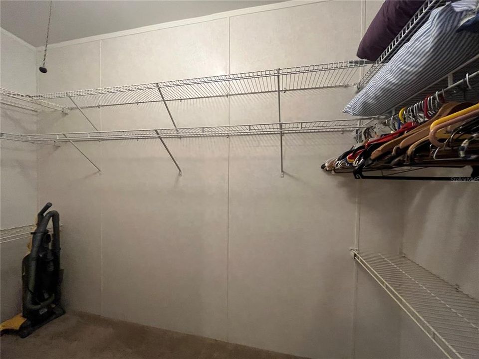 Primary closet