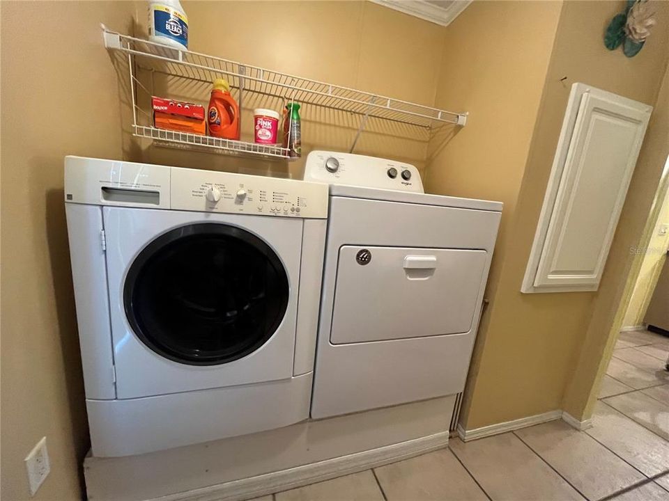 Washer and dryer included