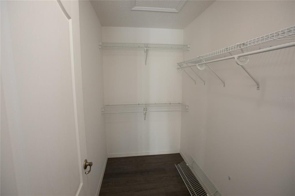 Walk In Closet in Main Bedroom