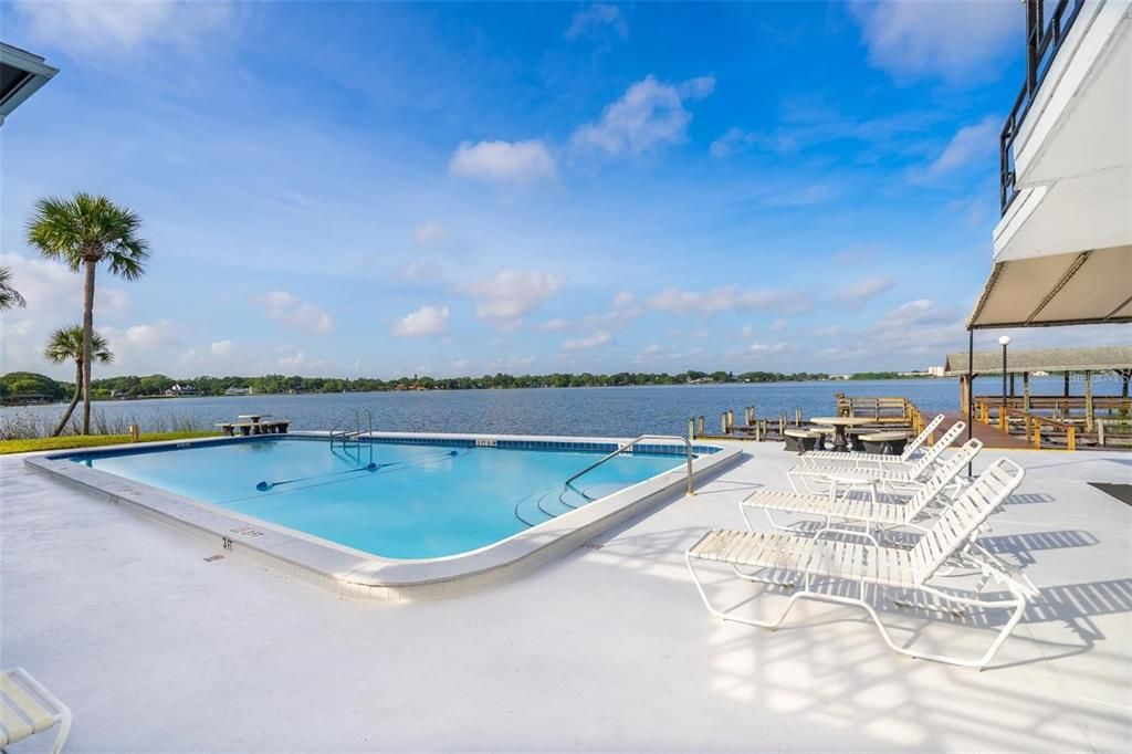 Pool with Lounge chairs