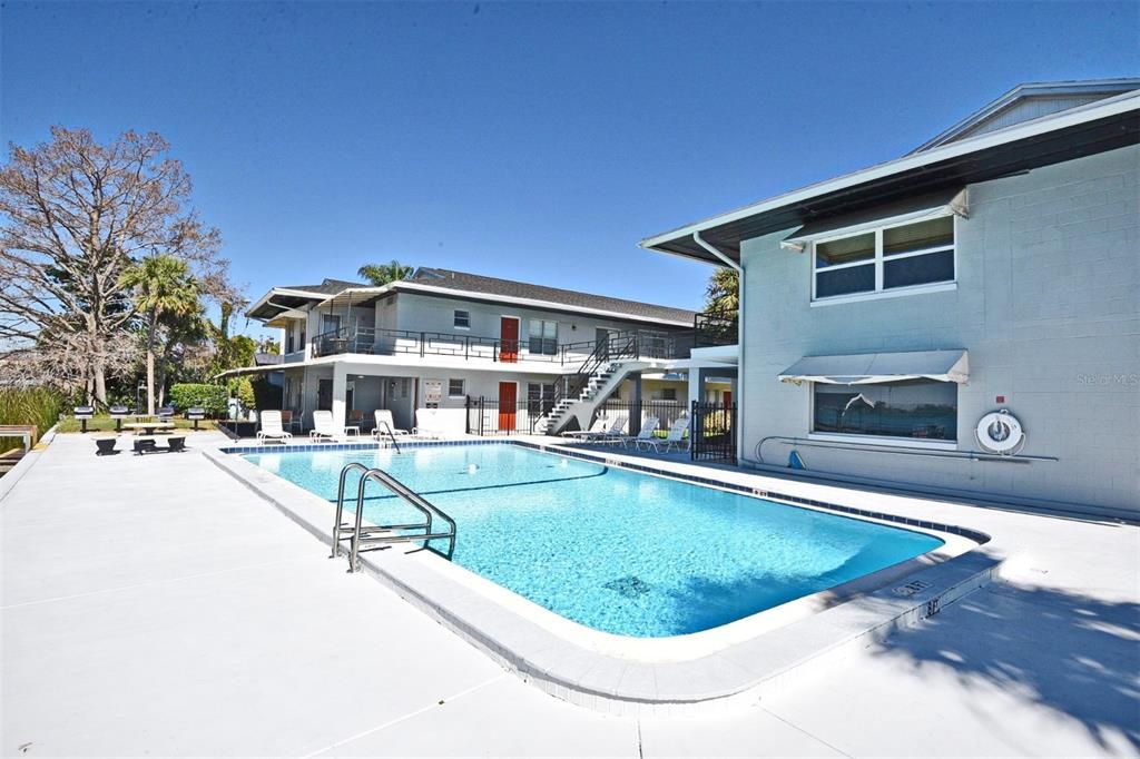 Pool looking toward clubhouse