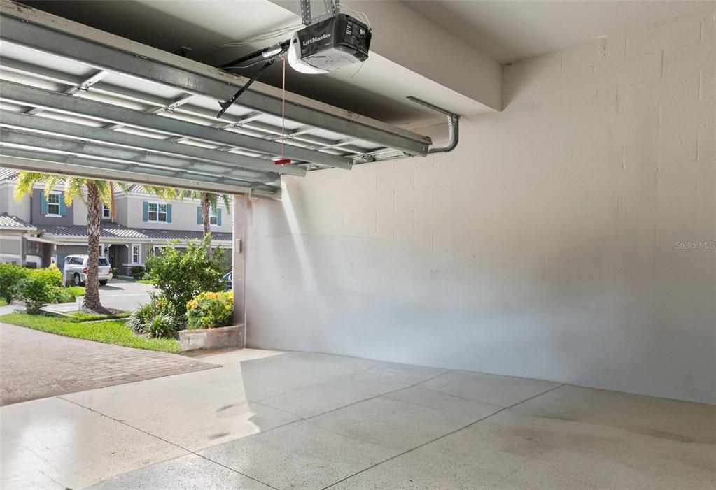 2-Car Garage with Epoxy Floors and Over-Head Storage