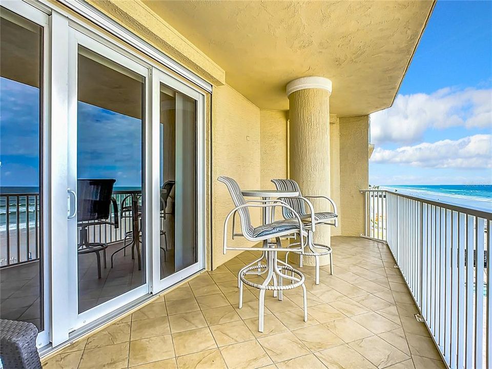 power hurricane shutters on sliding doors and in main bedroom