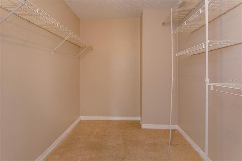 Primary walk-in closet