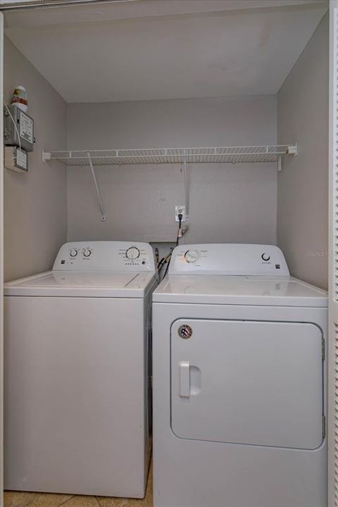 Interior laundry including the washer and dryer