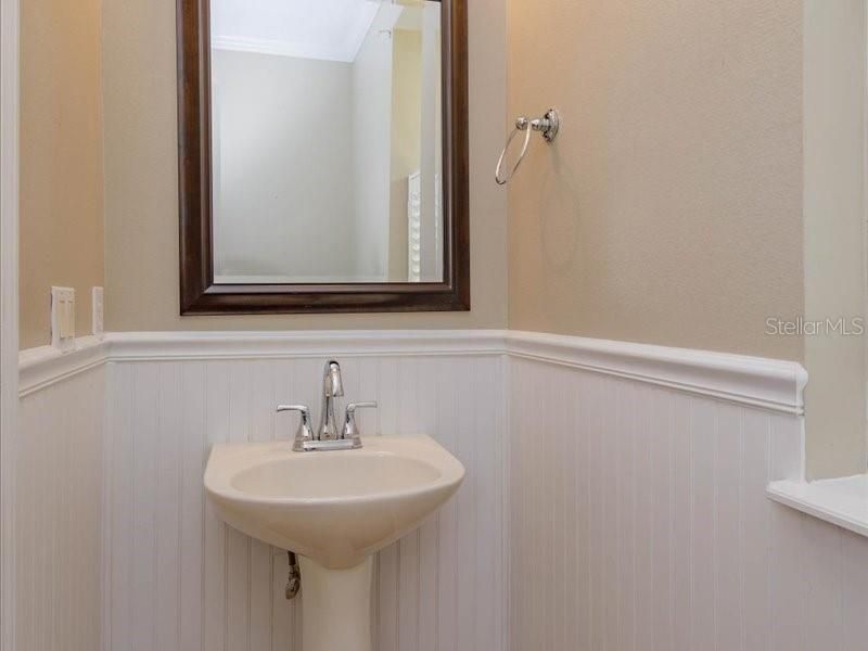 1/2 bath on main floor