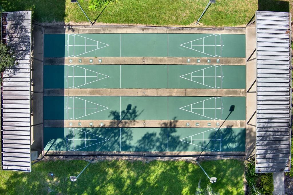 Shuffleboard courts