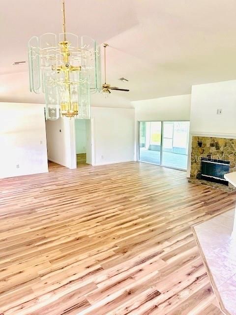 Living Room with Fireplace