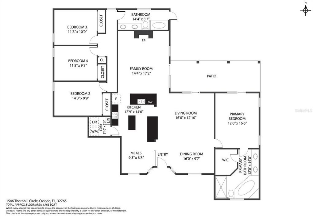 En Venta: $540,000 (4 camas, 2 baños, 2052 Pies cuadrados)