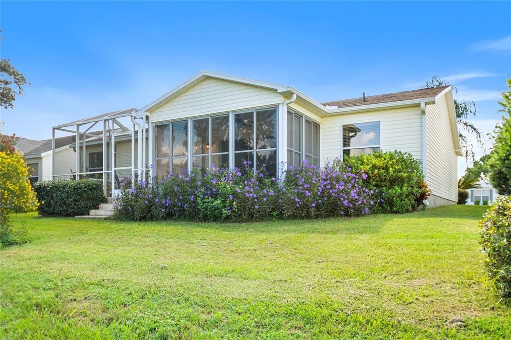 Rear of house.