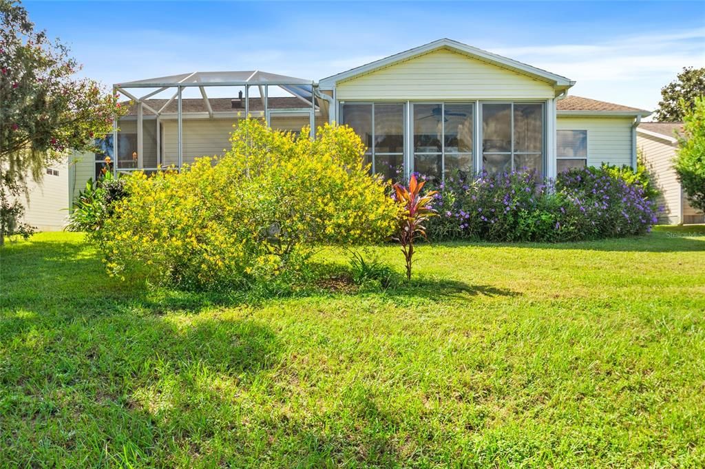 Rear of house.