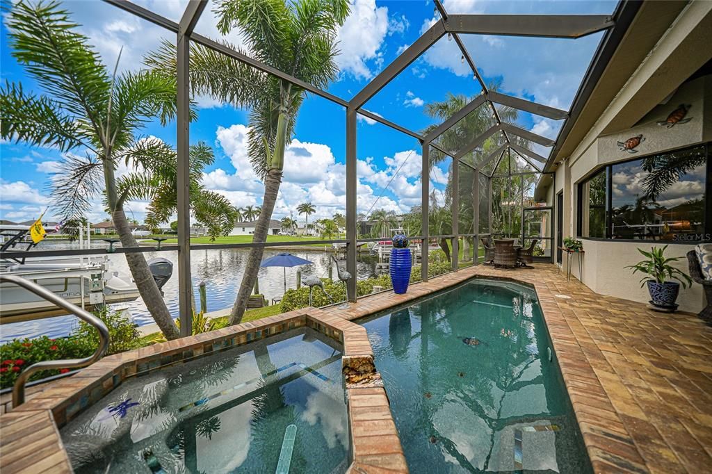 Lanai with Pool and Spa