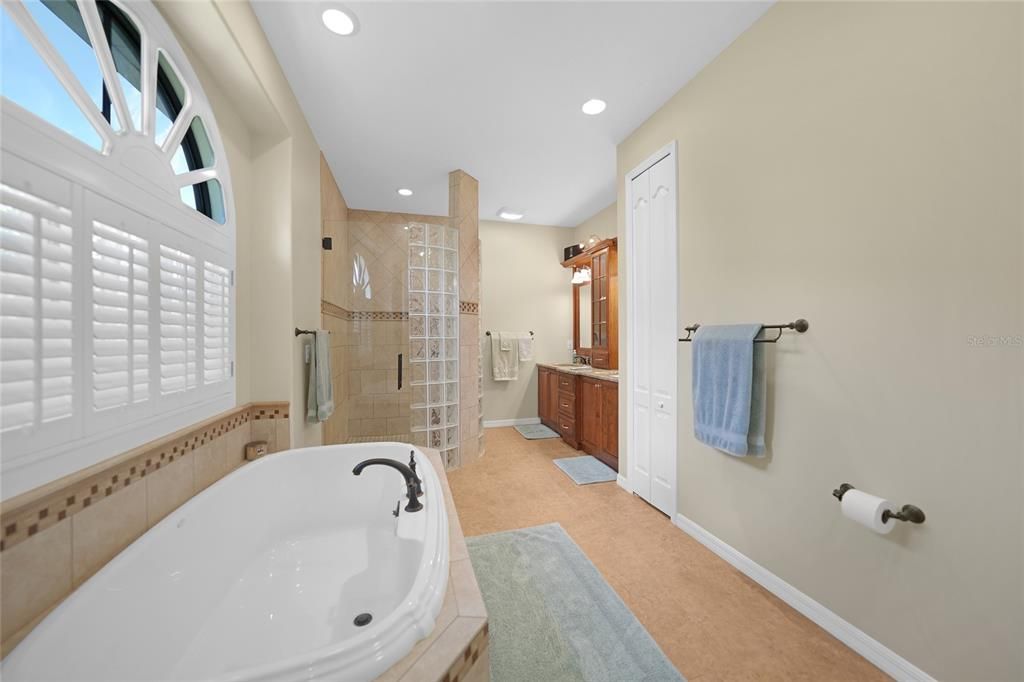 Primary Bathroom with jetted tub