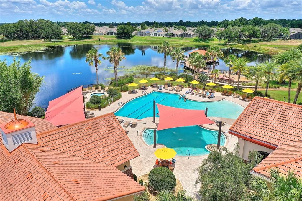 Outdoor heated pool