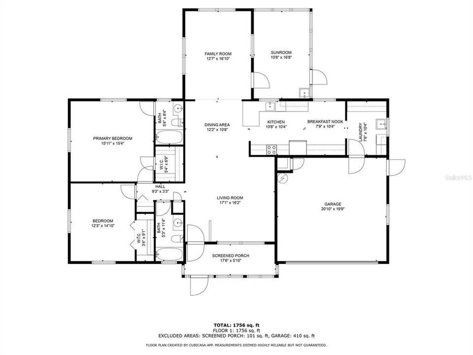 На продажу: $234,900 (2 спален, 2 ванн, 1604 Квадратных фут)