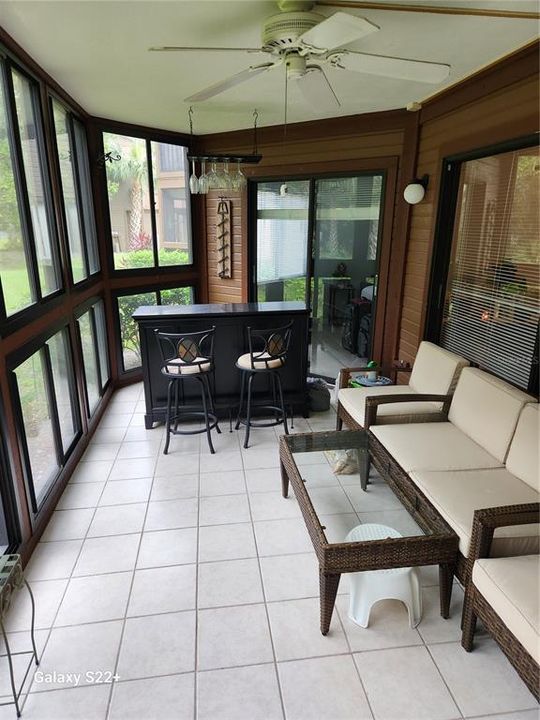 Large enclosed Patio