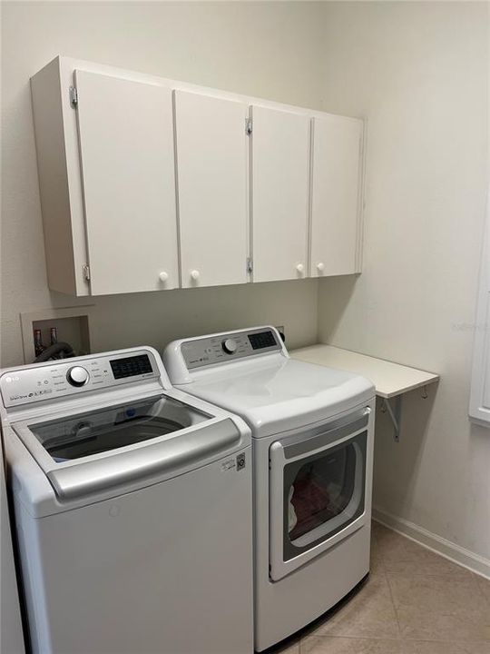 LAUNDRY ROOM VIEW OF WASHER AND DRYER