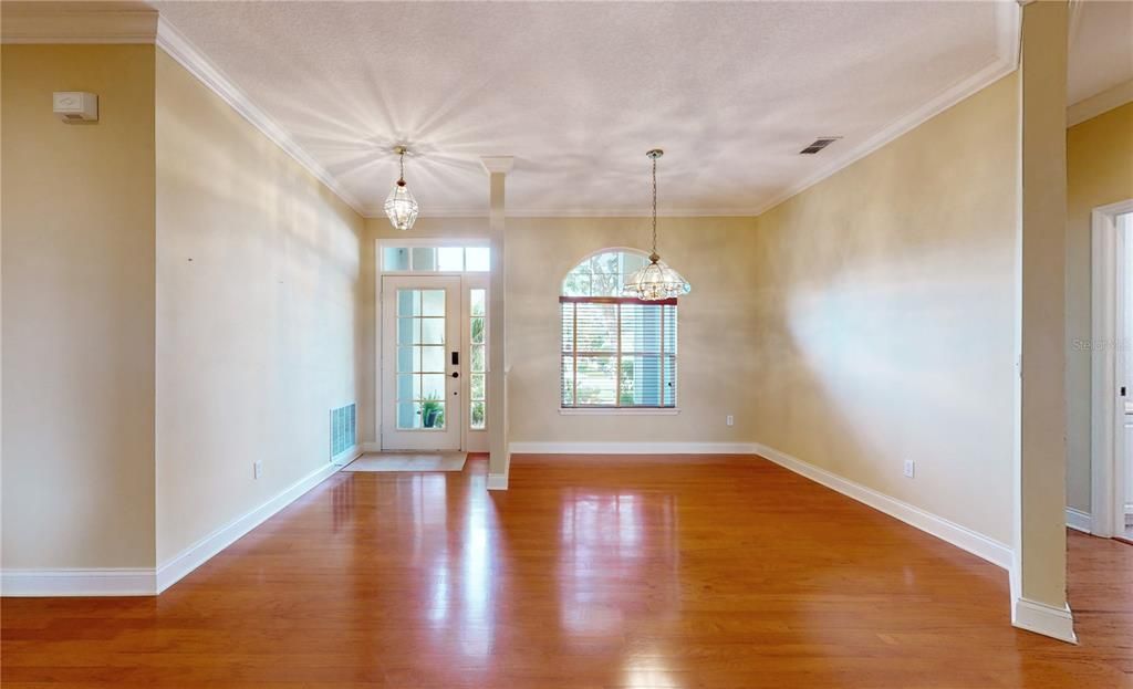 FOYER AND FORMAL DINING ROOM VIEWS