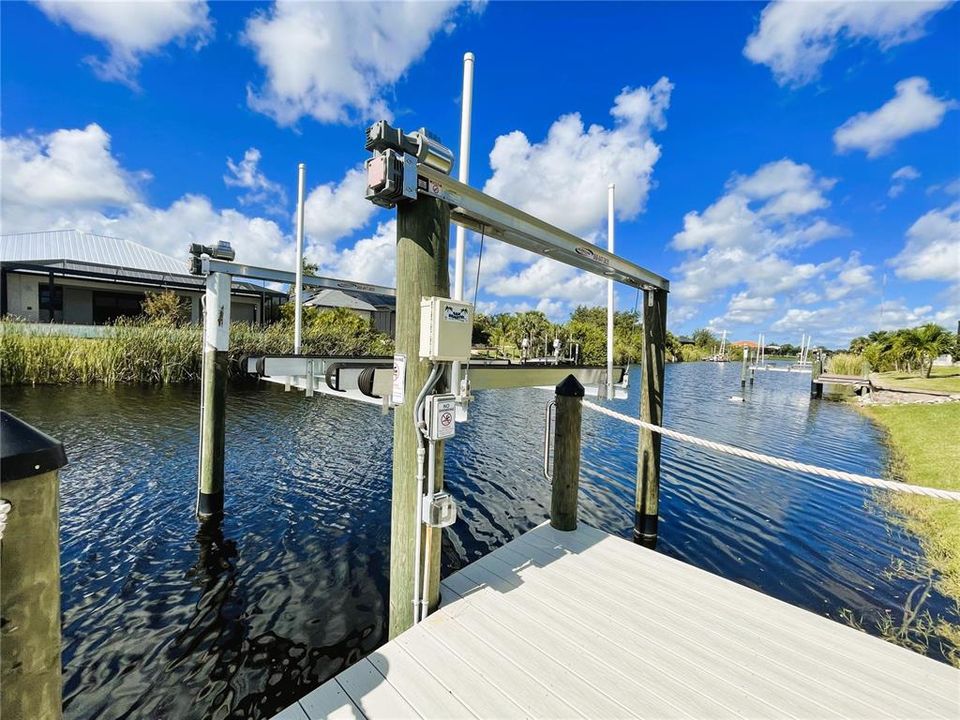 Boat Lift and Deck