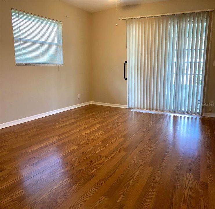 Second bedroom, sliding glass doors leading to lanai.