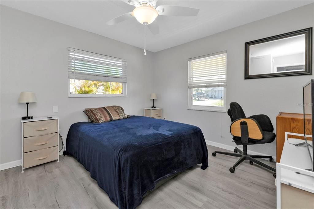 Guest bedroom 3 with laminate flooring