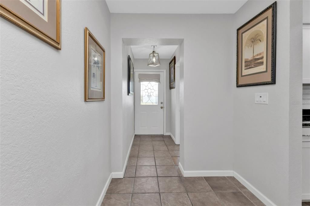 Inside entry way featuring a bonus possible 5th bedroom