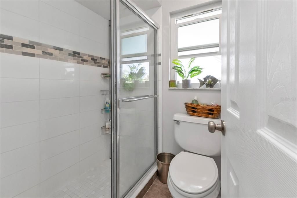 Master bathroom walk-in shower