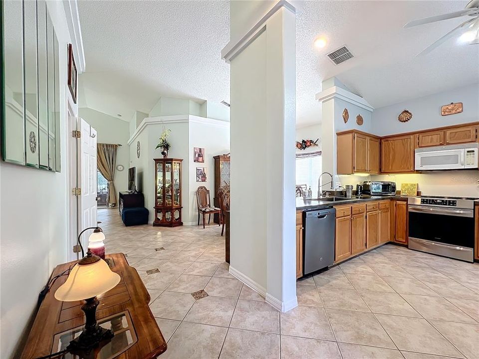 Looking into the Kitchen